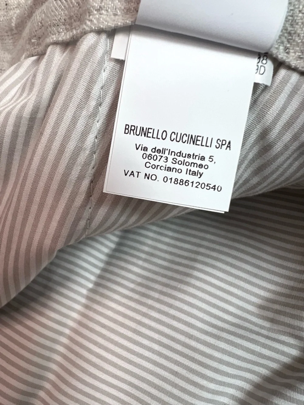 Brunello Cucinelli Linen Leisure Fit Cropped Drawstring Pants Size 52